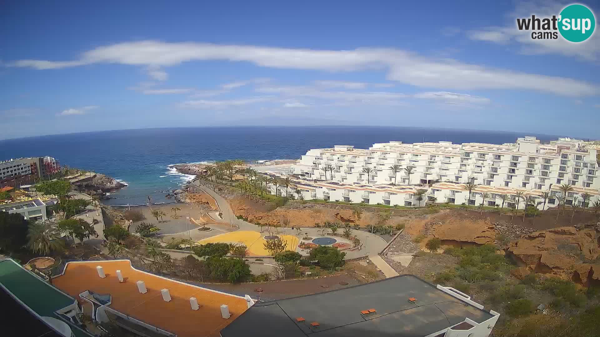 Webcam live spiaggia Las Galgas – Playa Paraiso – Isola La Gomera – Costa Adeje – Tenerife