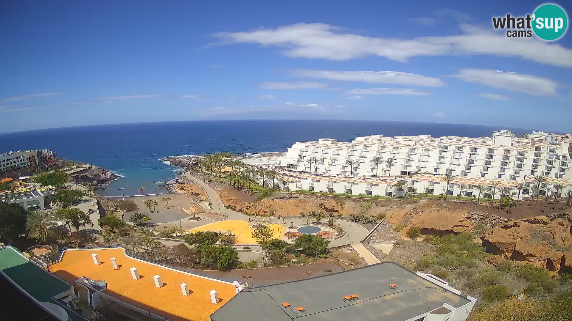 Web kamera uživo Playa de Las Galgas – Playa Paraiso – otok La Gomera – Costa Adeje – Tenerife