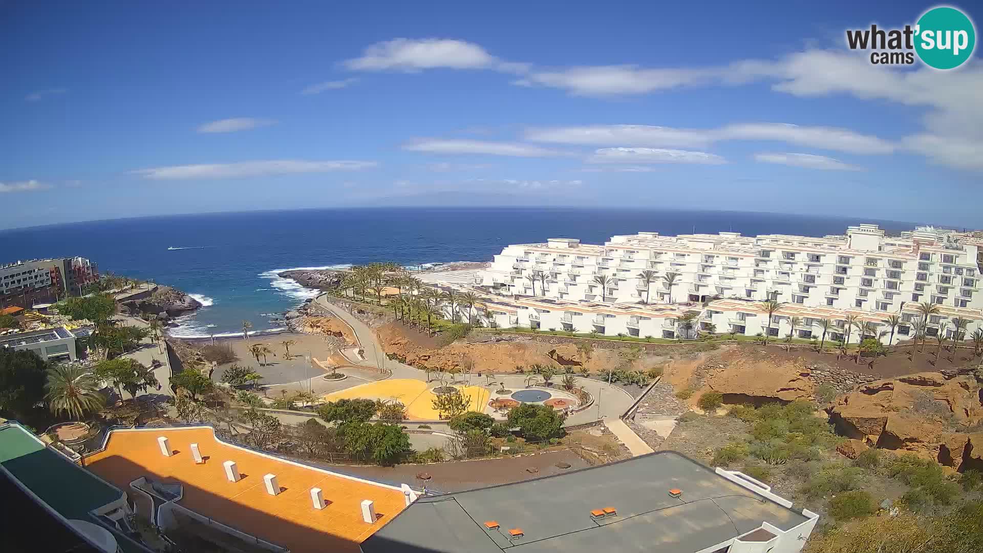 Webcam live spiaggia Las Galgas – Playa Paraiso – Isola La Gomera – Costa Adeje – Tenerife