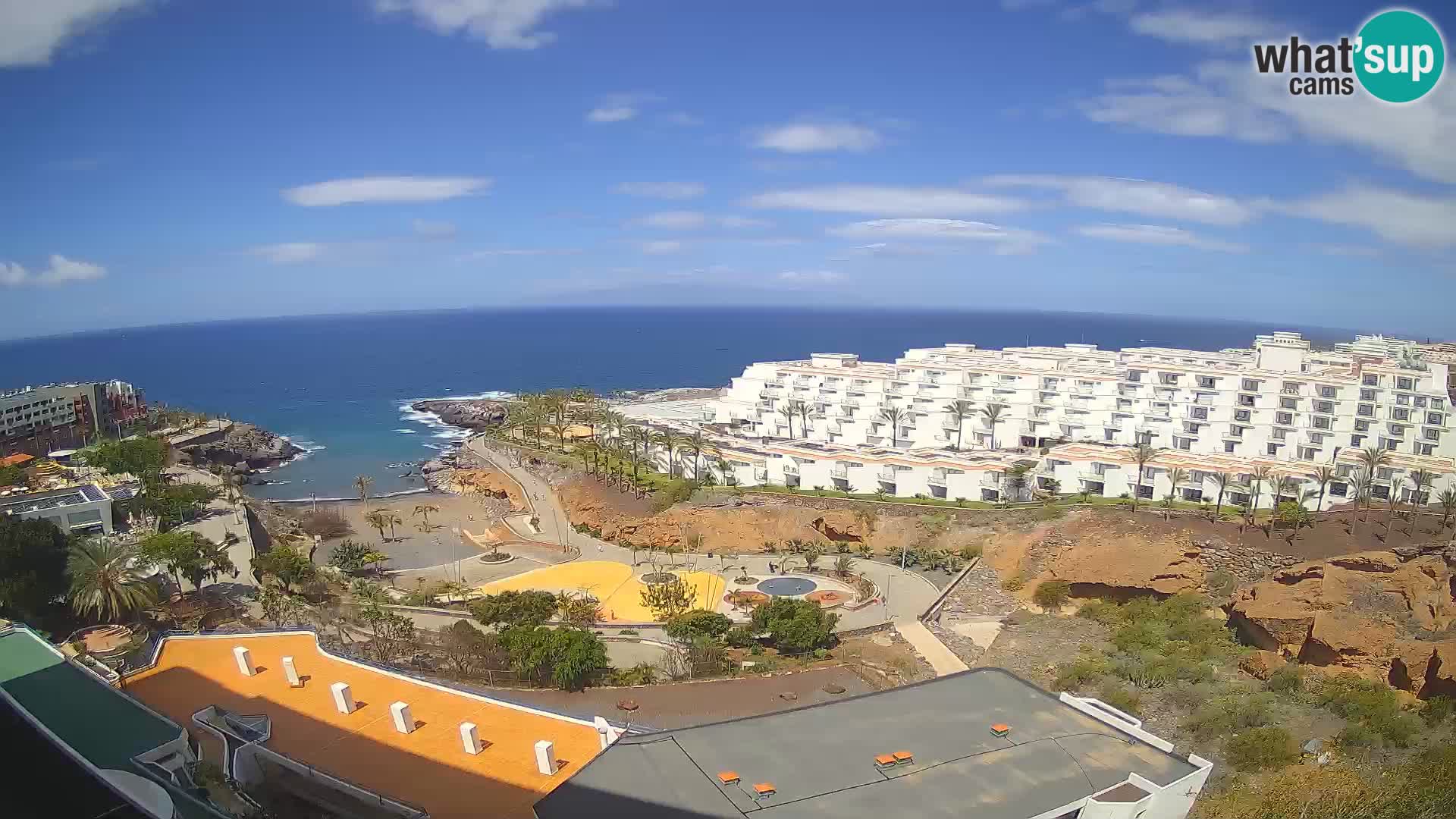 Webcam en vivo Playa de Las Galgas – Playa Paraíso – Isla de La Gomera – Costa Adeje – Tenerife