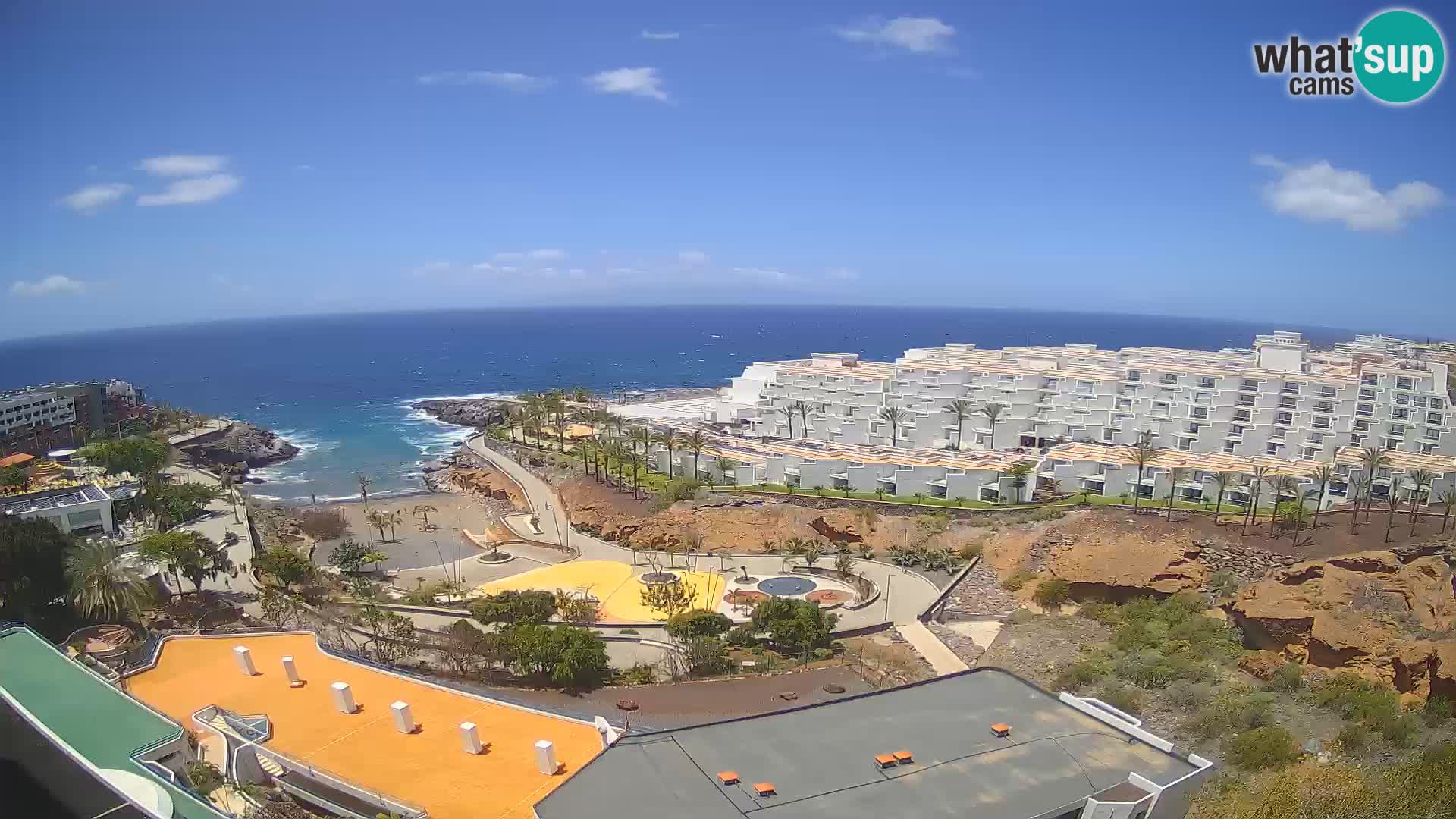 Webcam en vivo Playa de Las Galgas – Playa Paraíso – Isla de La Gomera – Costa Adeje – Tenerife