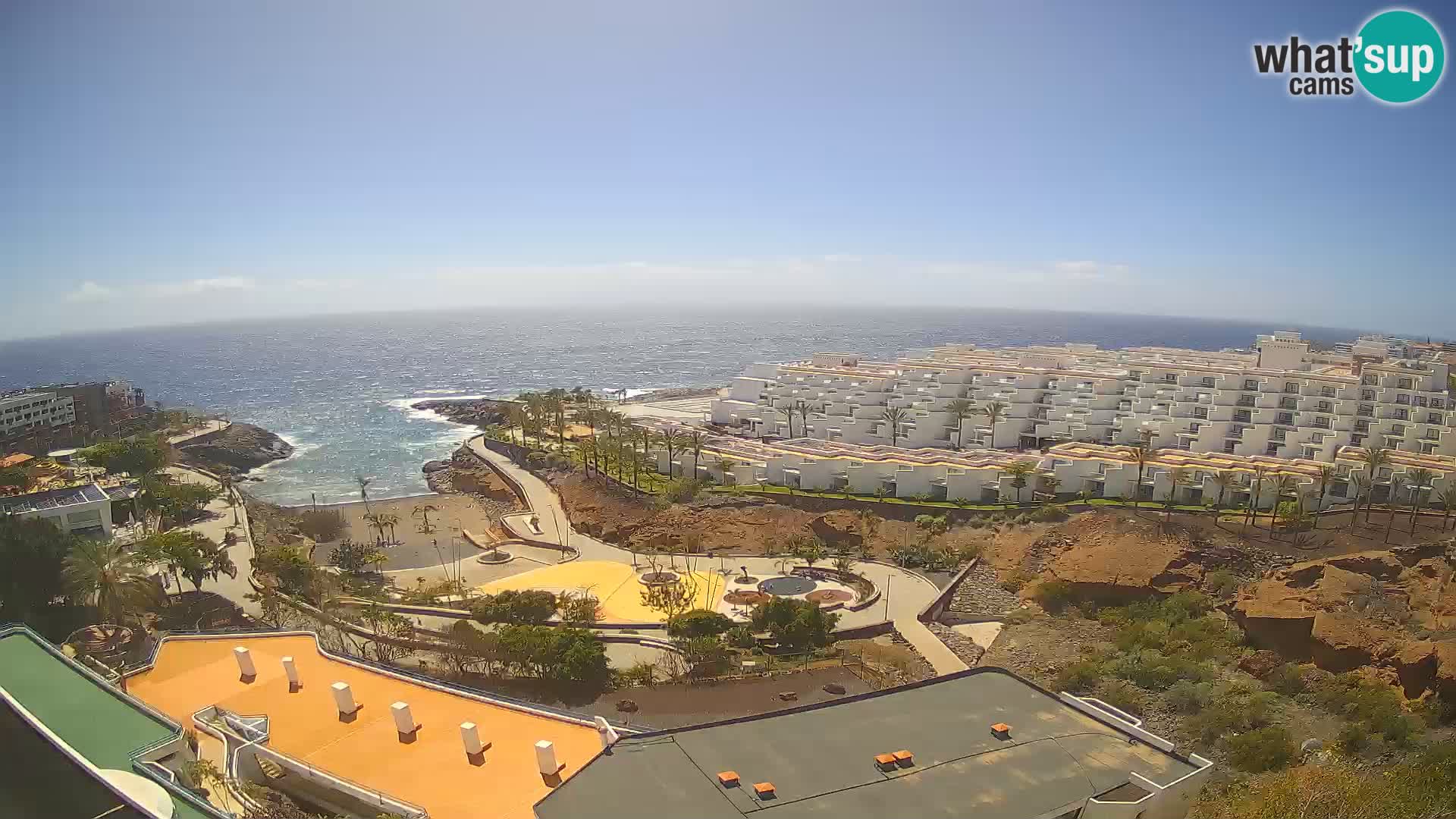 Webcam en vivo Playa de Las Galgas – Playa Paraíso – Isla de La Gomera – Costa Adeje – Tenerife