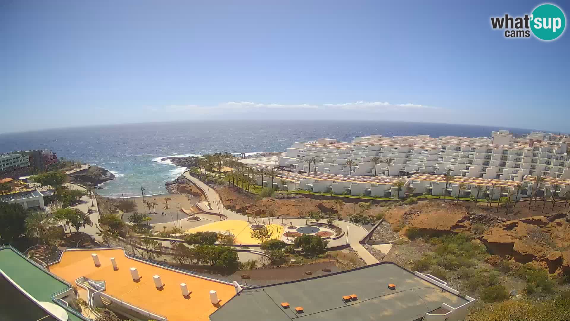 Webcam live spiaggia Las Galgas – Playa Paraiso – Isola La Gomera – Costa Adeje – Tenerife