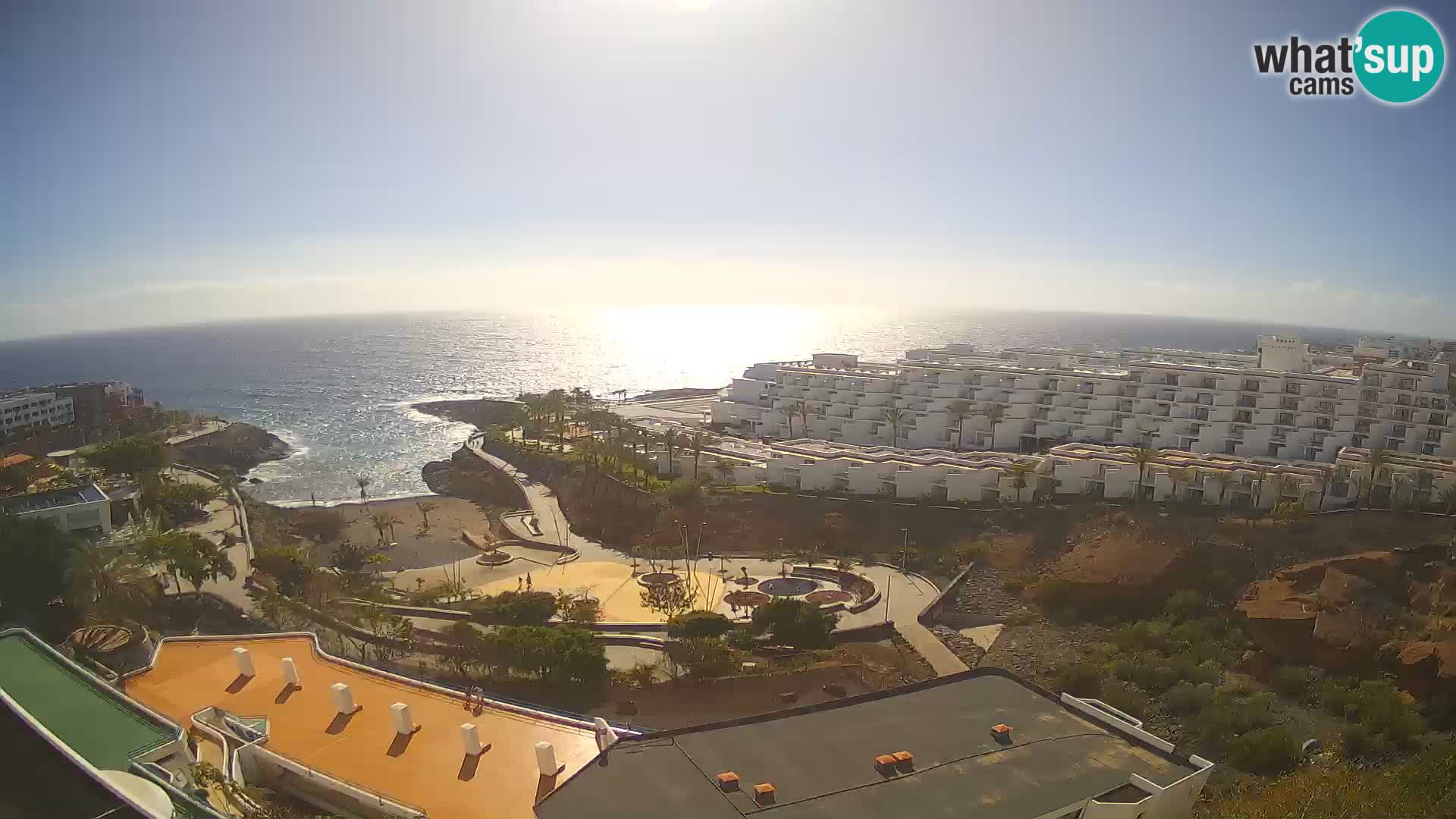 Live webcam Playa de Las Galgas – Playa Paraiso – La Gomera island – Adeje – Tenerife