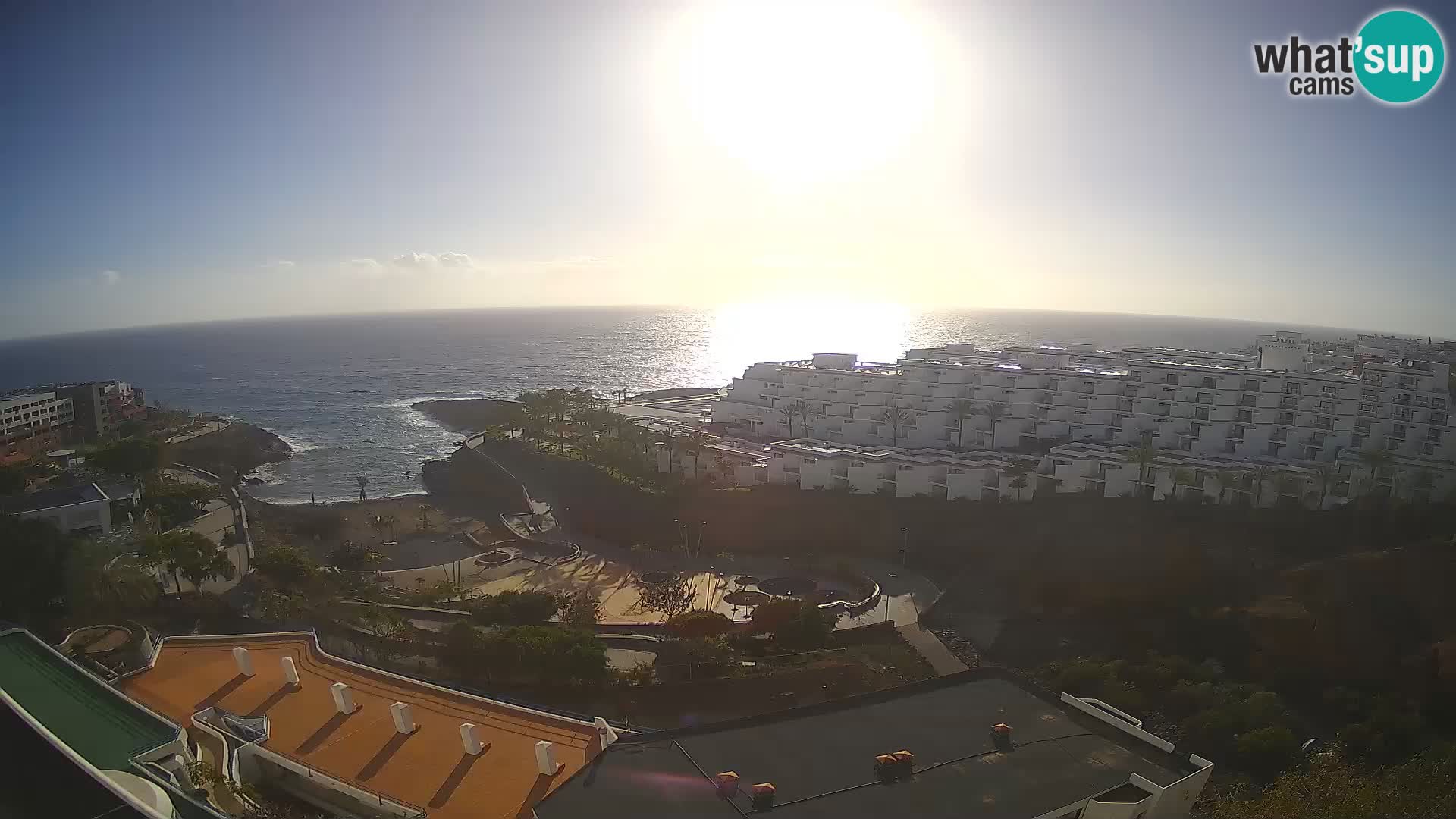 Spletna kamera v živo Las Galgas plaža – Playa Paraiso – otok La Gomera – Costa Adeje – Tenerife