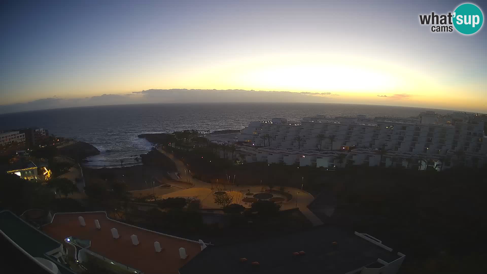 Live-Webcam Las Galgas Strand – Playa Paraiso – Insel La Gomera – Costa Adeje – Teneriffa