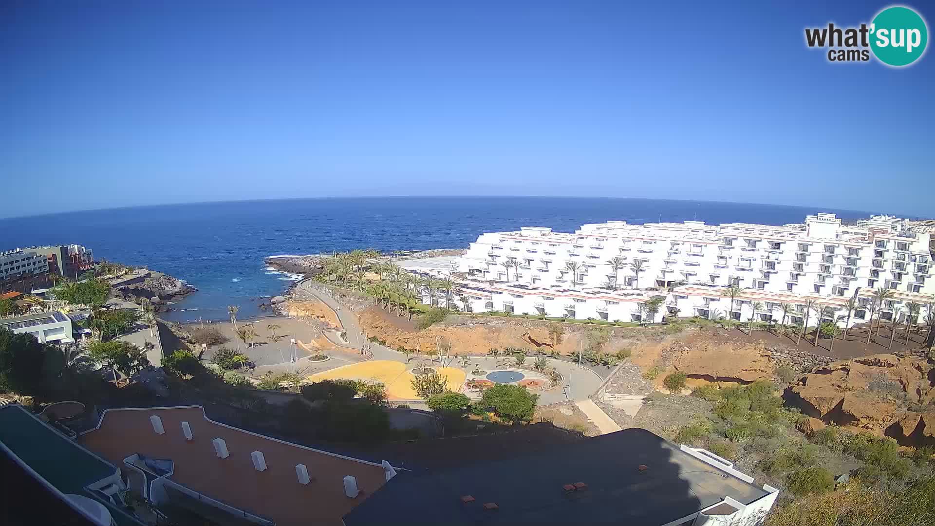 Webcam en vivo Playa de Las Galgas – Playa Paraíso – Isla de La Gomera – Costa Adeje – Tenerife
