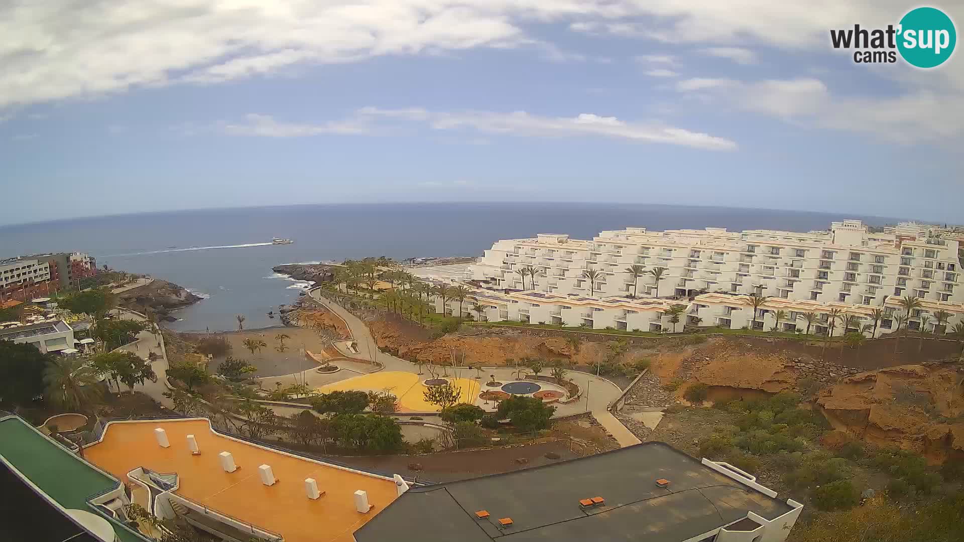 Webcam en vivo Playa de Las Galgas – Playa Paraíso – Isla de La Gomera – Costa Adeje – Tenerife