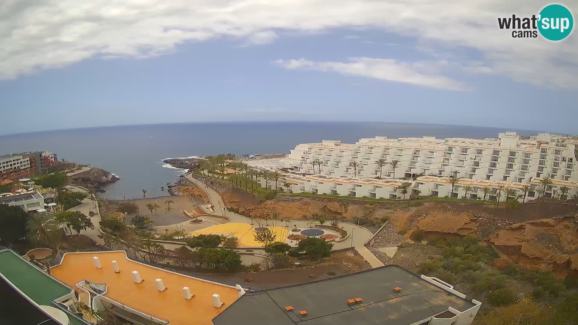 Webcam en vivo Playa de Las Galgas – Playa Paraíso – Isla de La Gomera – Costa Adeje – Tenerife