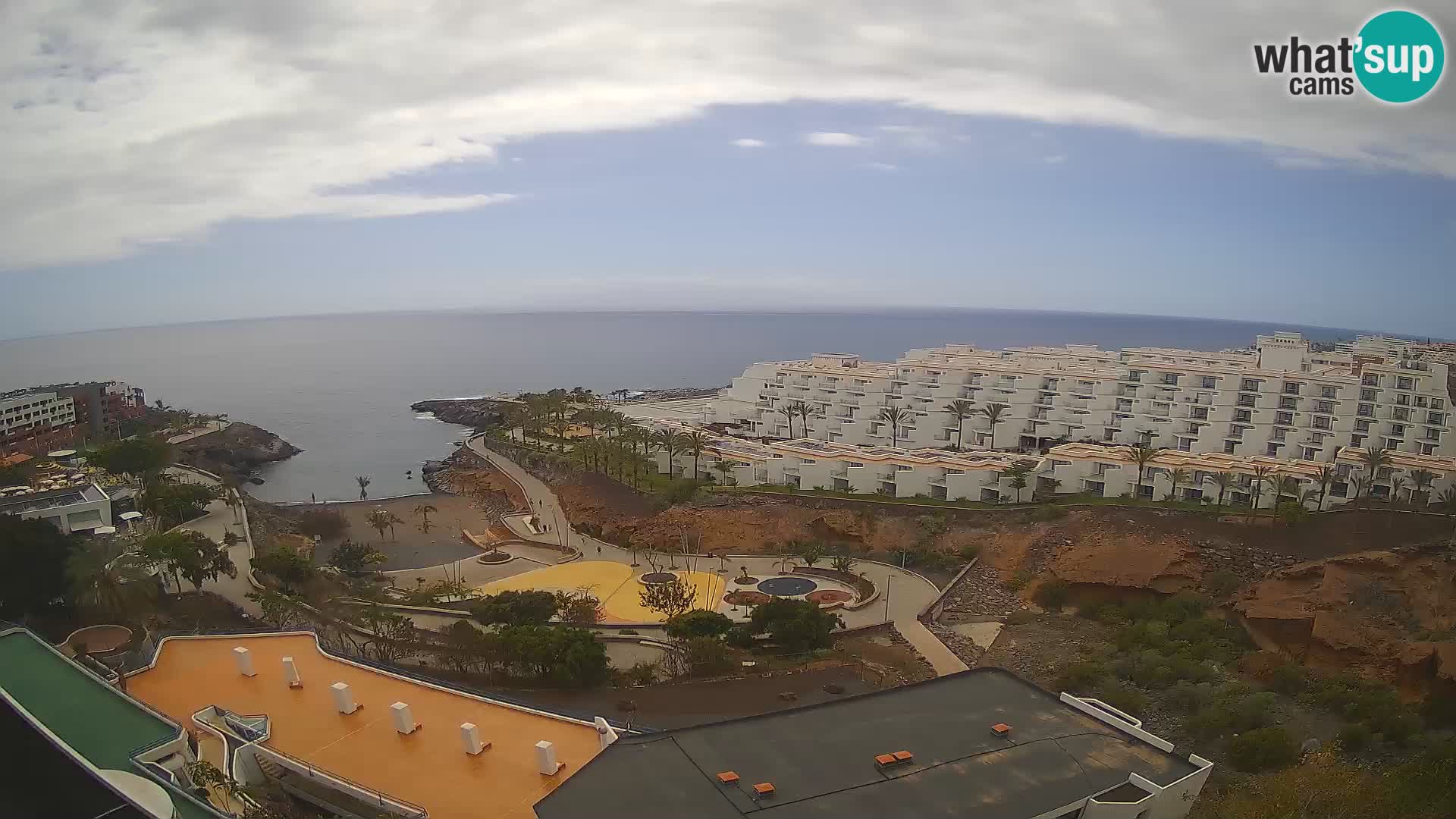 Spletna kamera v živo Las Galgas plaža – Playa Paraiso – otok La Gomera – Costa Adeje – Tenerife