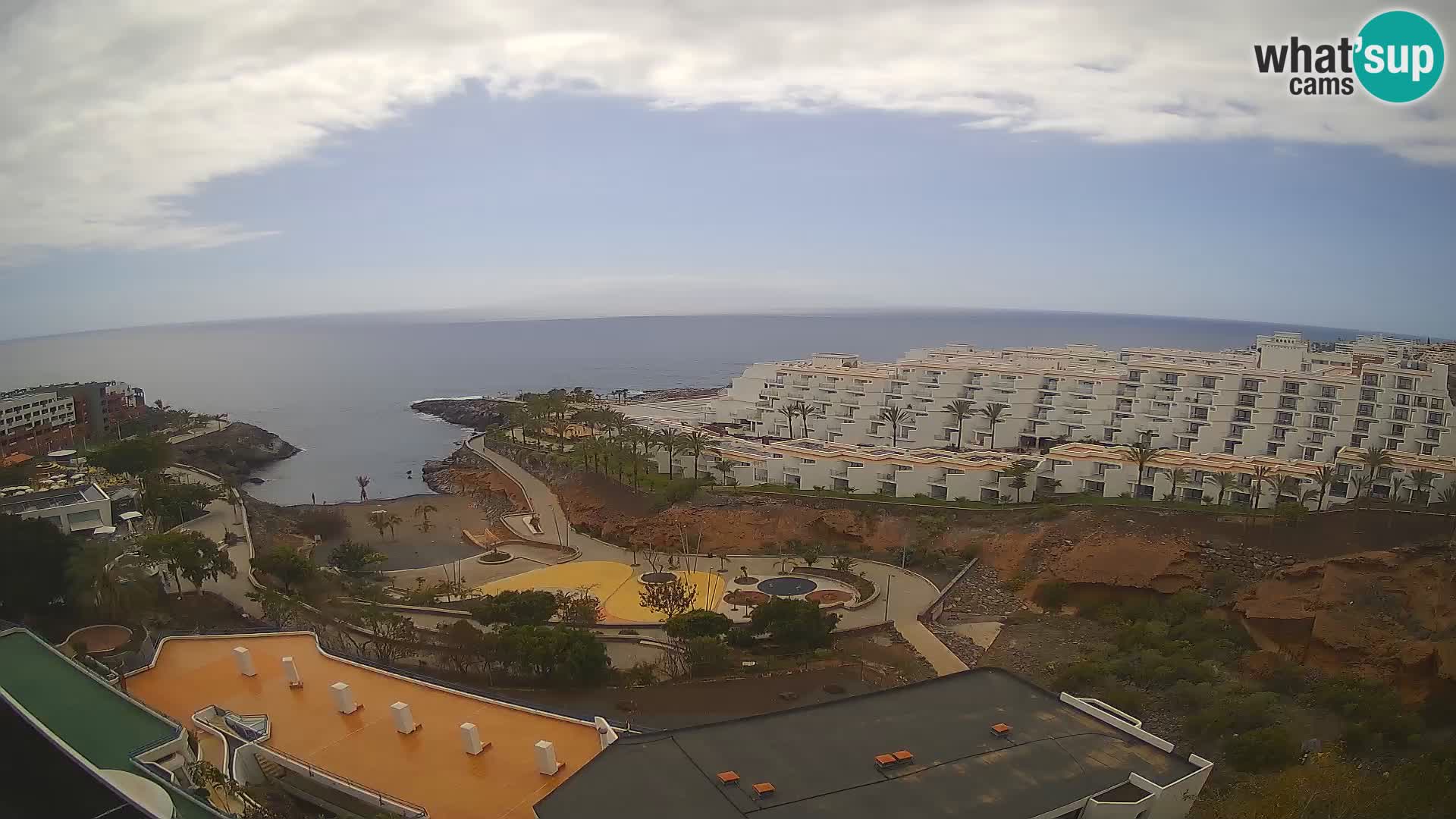 Spletna kamera v živo Las Galgas plaža – Playa Paraiso – otok La Gomera – Costa Adeje – Tenerife