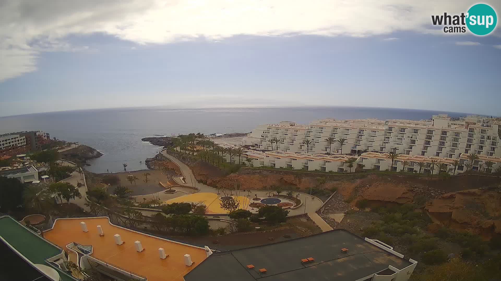 Web kamera uživo Playa de Las Galgas – Playa Paraiso – otok La Gomera – Costa Adeje – Tenerife