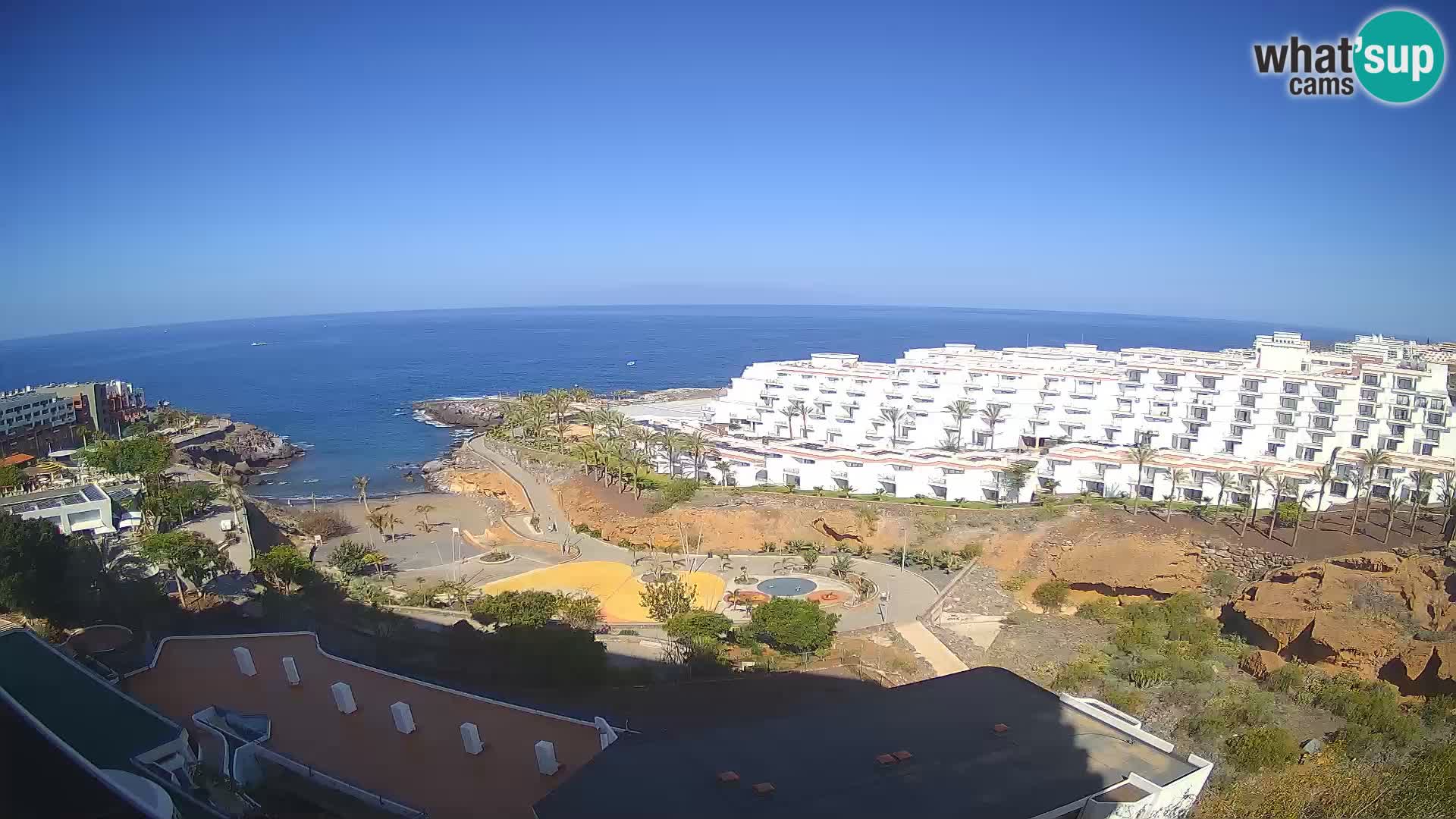Live-Webcam Las Galgas Strand – Playa Paraiso – Insel La Gomera – Costa Adeje – Teneriffa
