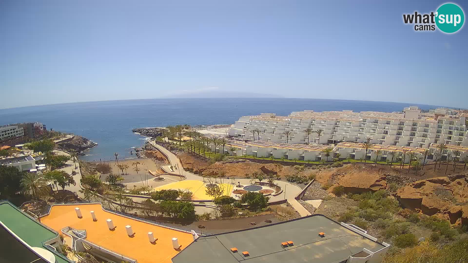 Web kamera uživo Playa de Las Galgas – Playa Paraiso – otok La Gomera – Costa Adeje – Tenerife