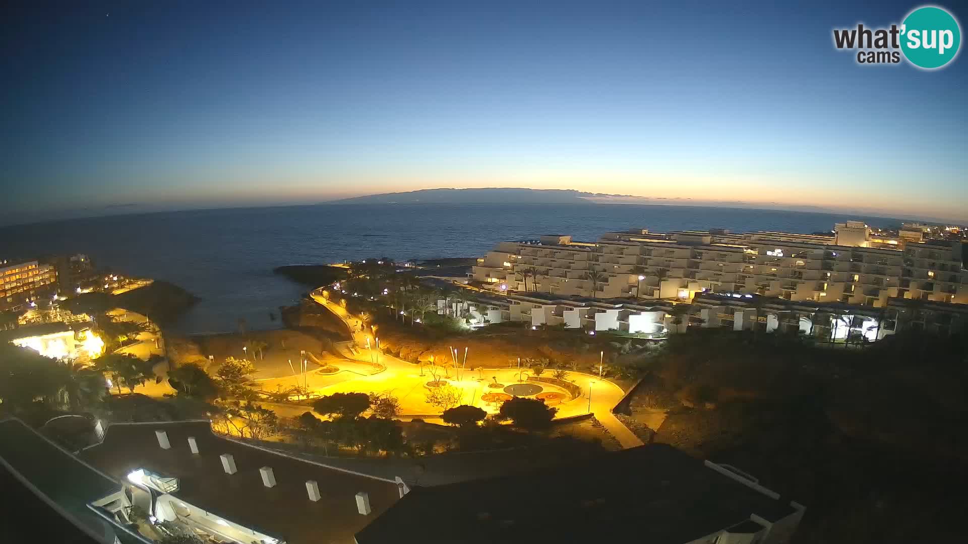 Live-Webcam Las Galgas Strand – Playa Paraiso – Insel La Gomera – Costa Adeje – Teneriffa