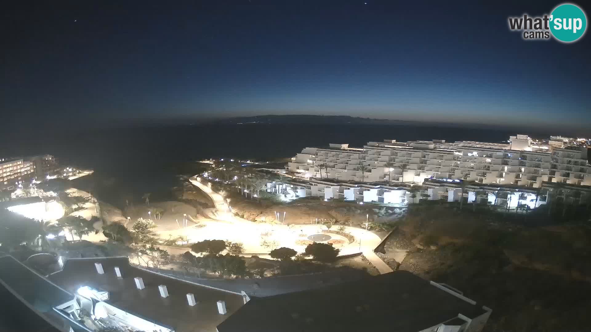 Live webcam Playa de Las Galgas – Playa Paraiso – La Gomera island – Adeje – Tenerife