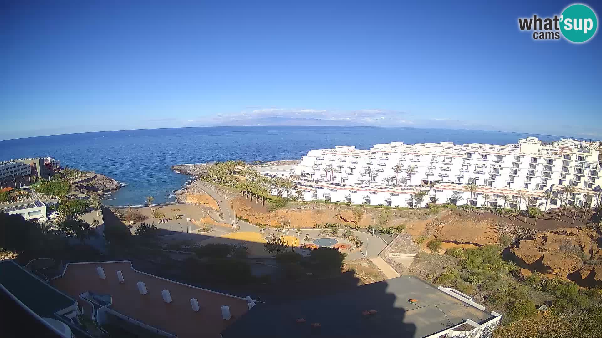 Webcam en vivo Playa de Las Galgas – Playa Paraíso – Isla de La Gomera – Costa Adeje – Tenerife