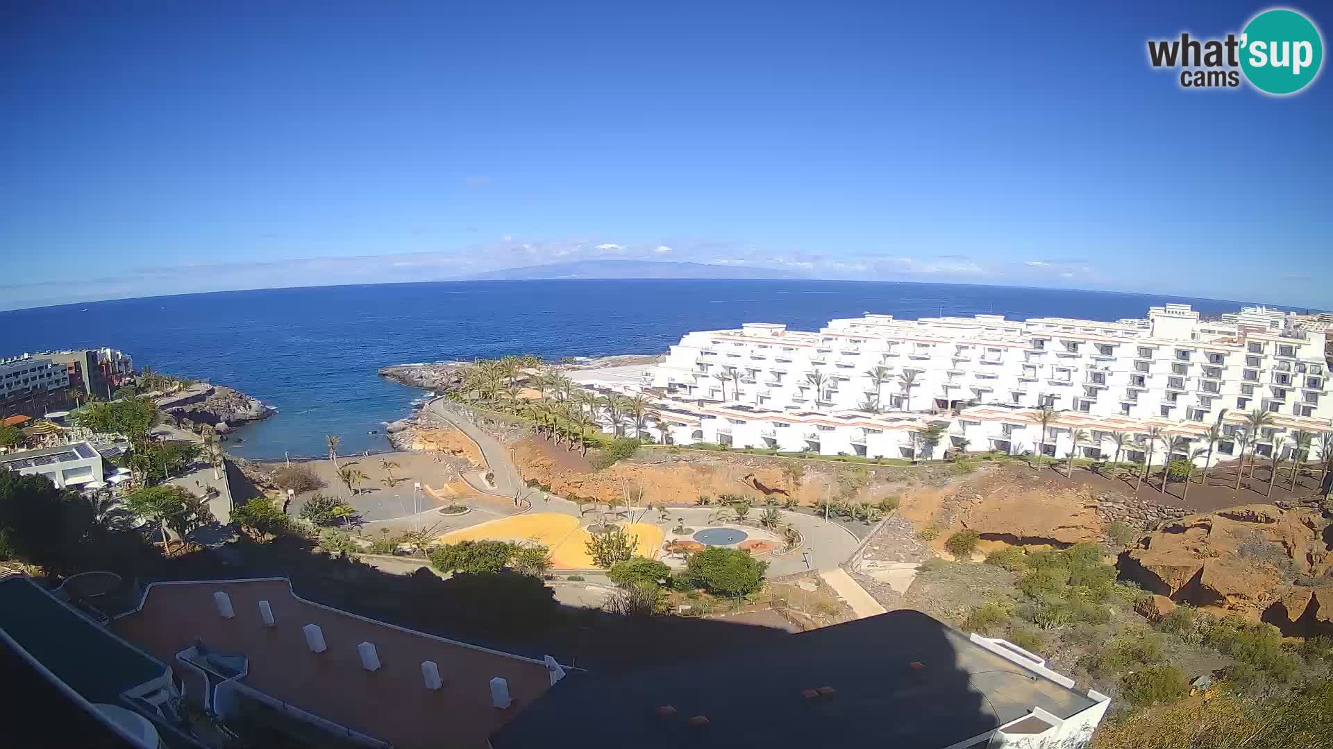 Webcam en direct Playa de Las Galgas – Playa Paraiso – île de La Gomera – Costa Adeje – Tenerife