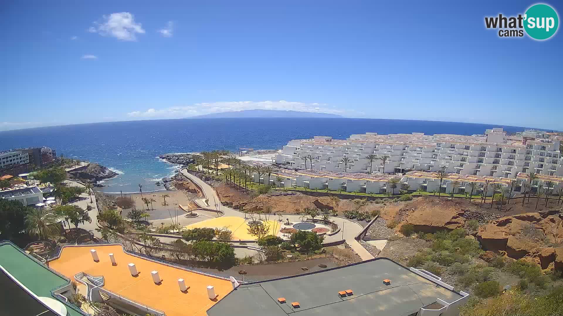 Webcam en direct Playa de Las Galgas – Playa Paraiso – île de La Gomera – Costa Adeje – Tenerife