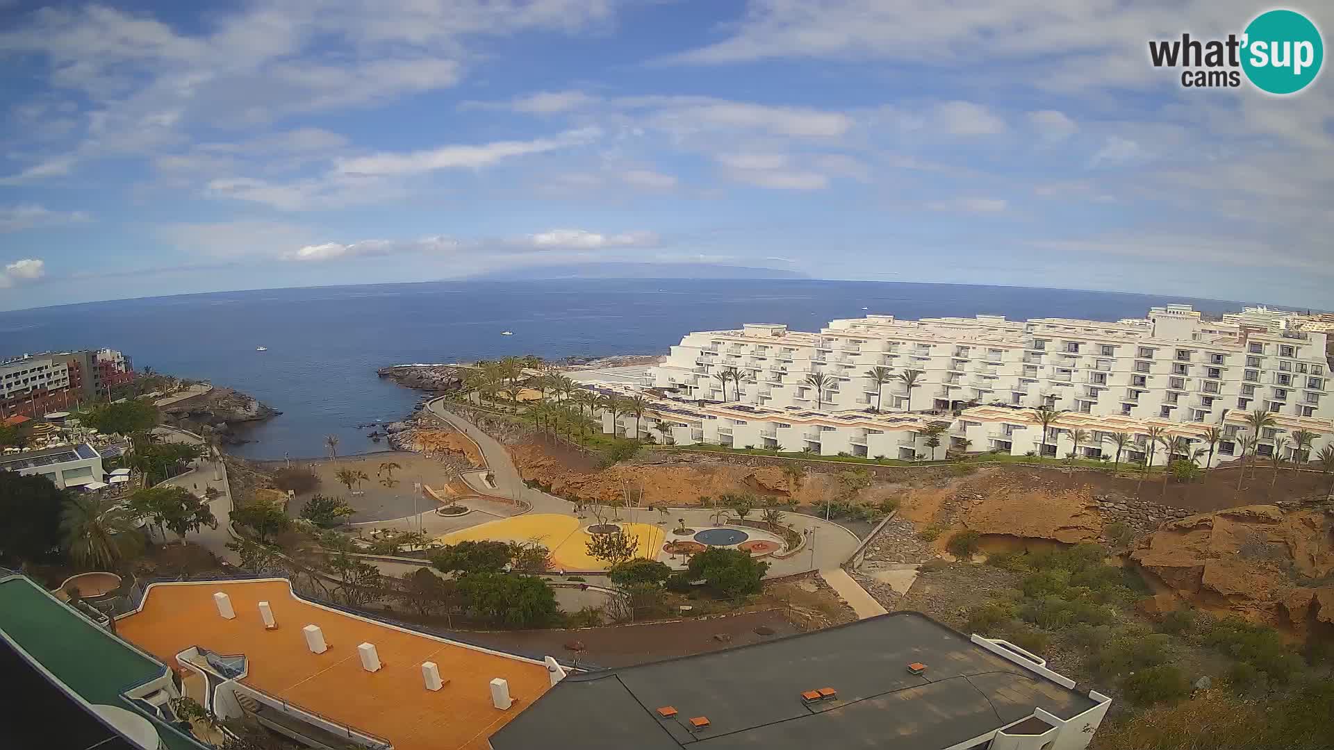 Web kamera uživo Playa de Las Galgas – Playa Paraiso – otok La Gomera – Costa Adeje – Tenerife