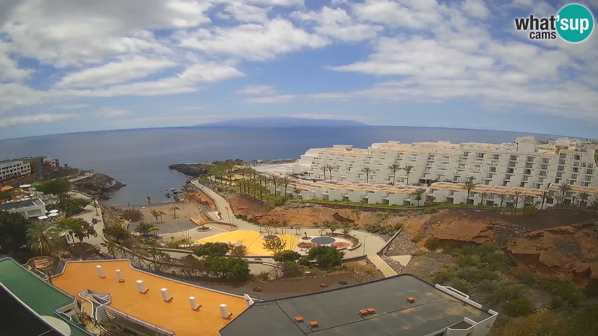 Webcam en vivo Playa de Las Galgas – Playa Paraíso – Isla de La Gomera – Costa Adeje – Tenerife