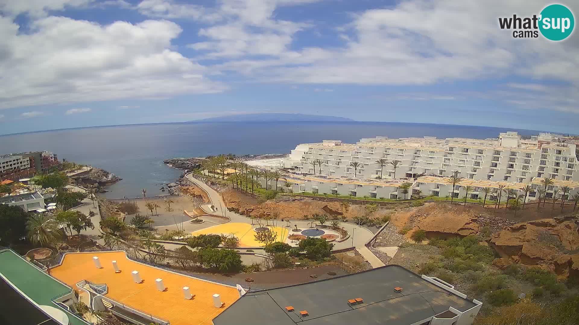 Webcam live spiaggia Las Galgas – Playa Paraiso – Isola La Gomera – Costa Adeje – Tenerife