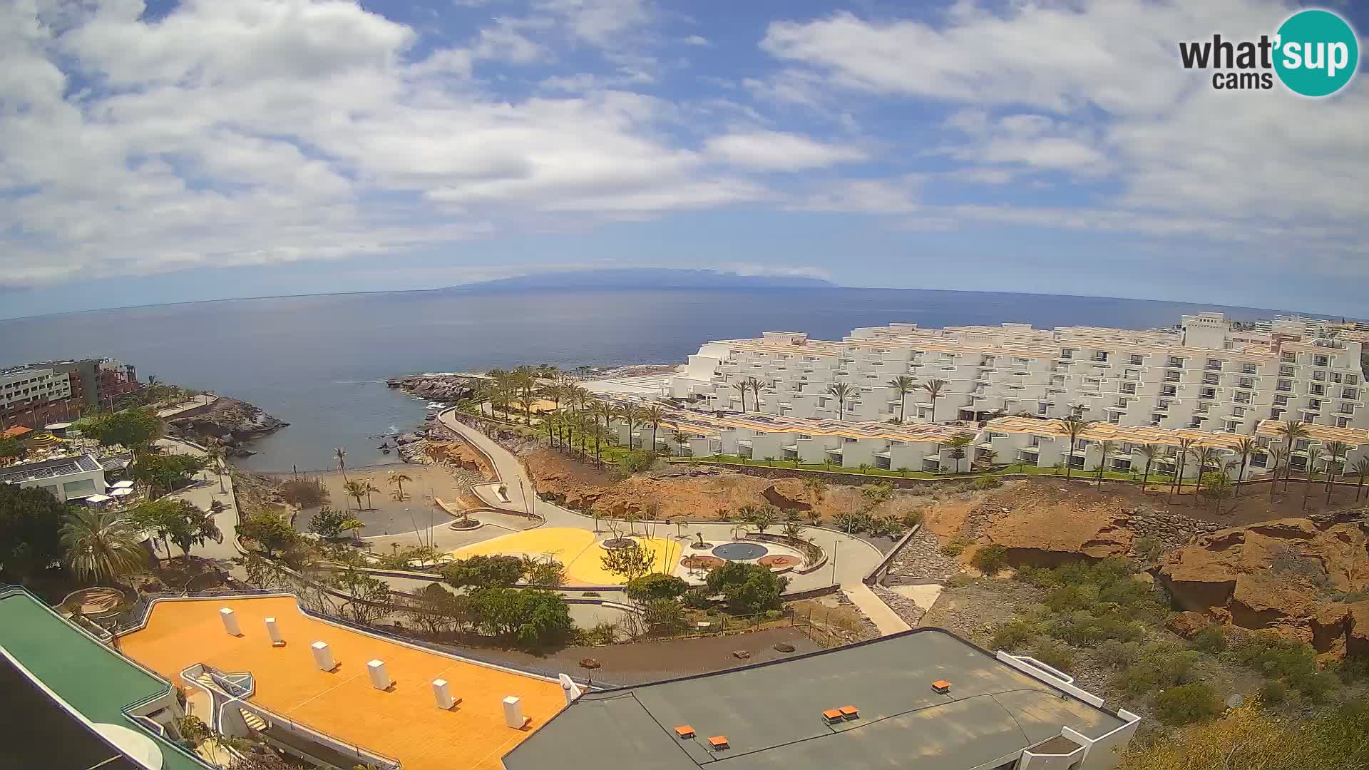 Live-Webcam Las Galgas Strand – Playa Paraiso – Insel La Gomera – Costa Adeje – Teneriffa