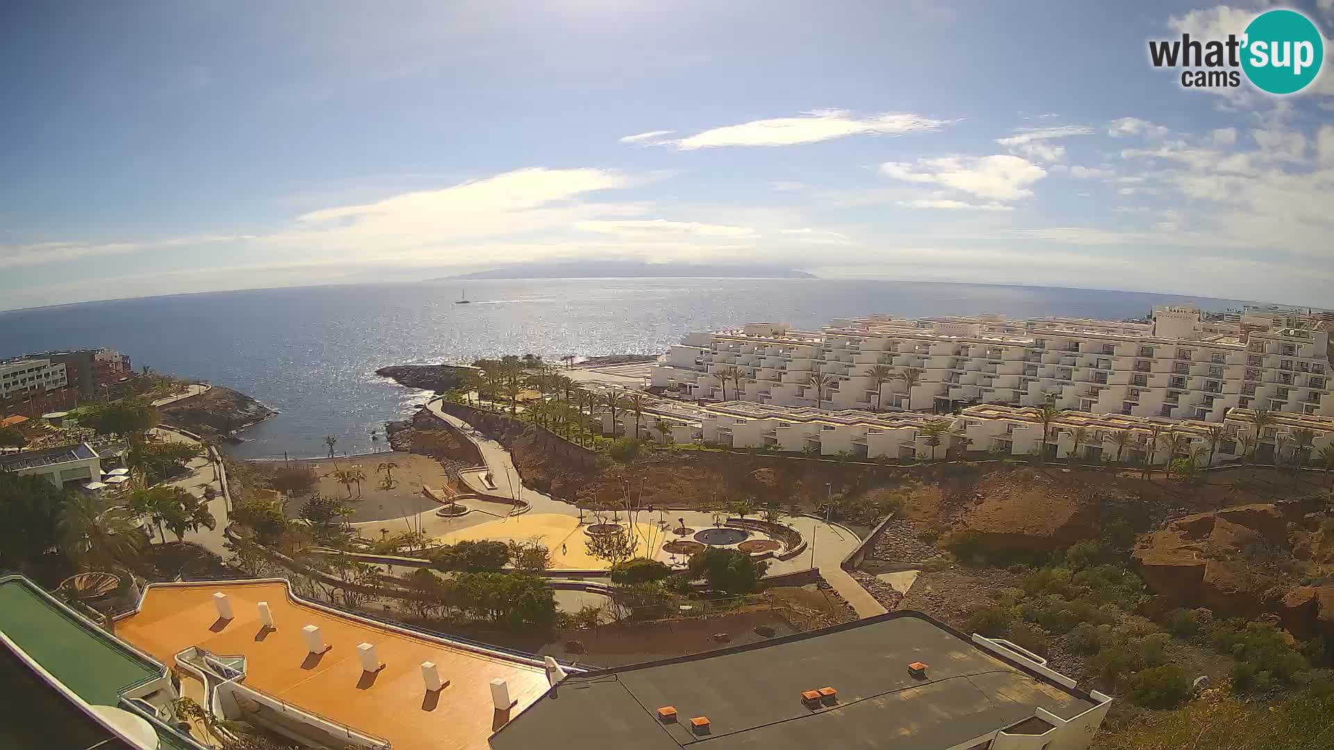 Live-Webcam Las Galgas Strand – Playa Paraiso – Insel La Gomera – Costa Adeje – Teneriffa