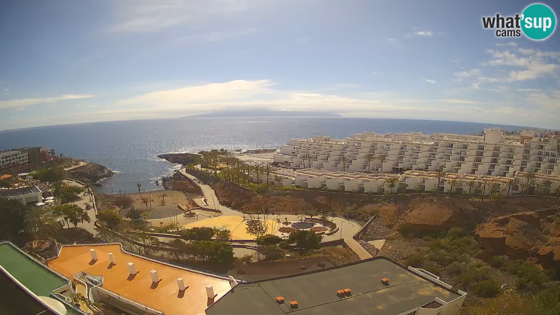 Web kamera uživo Playa de Las Galgas – Playa Paraiso – otok La Gomera – Costa Adeje – Tenerife