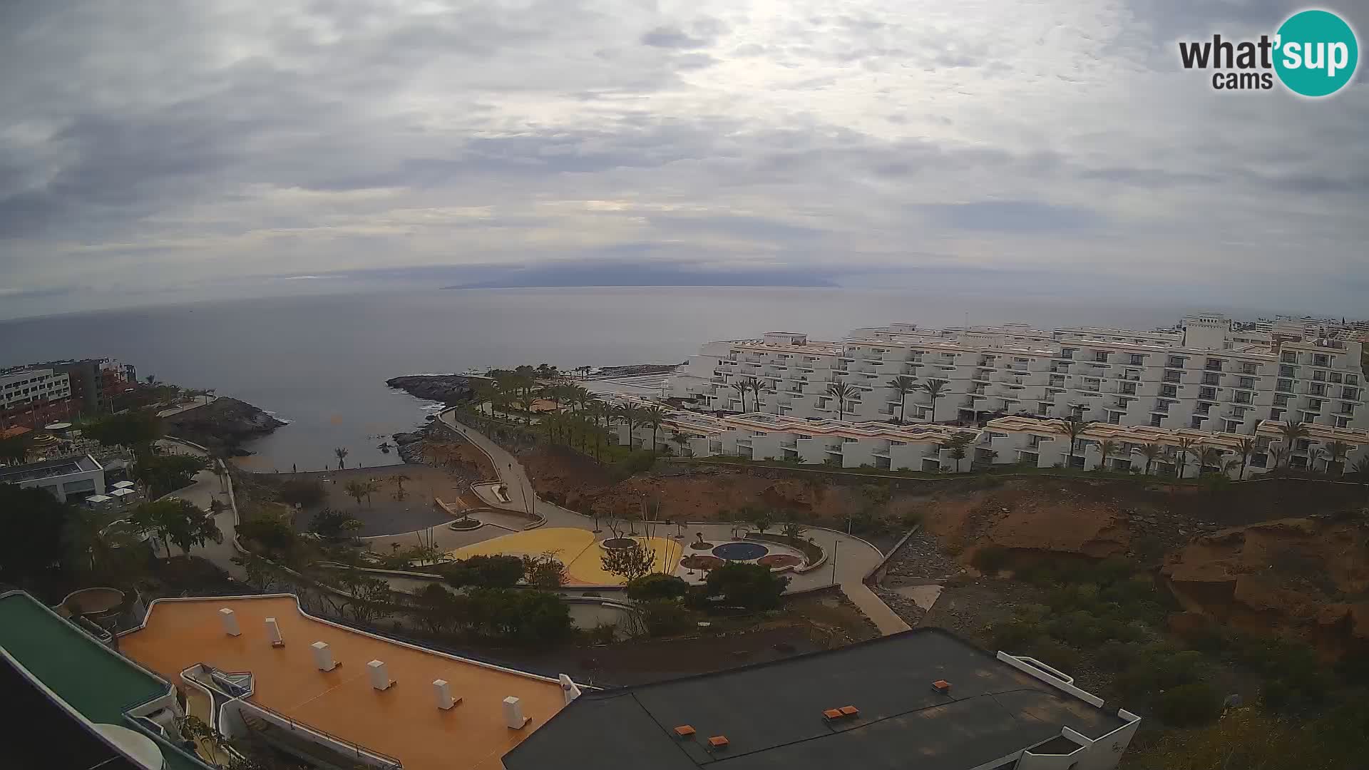 Webcam en vivo Playa de Las Galgas – Playa Paraíso – Isla de La Gomera – Costa Adeje – Tenerife