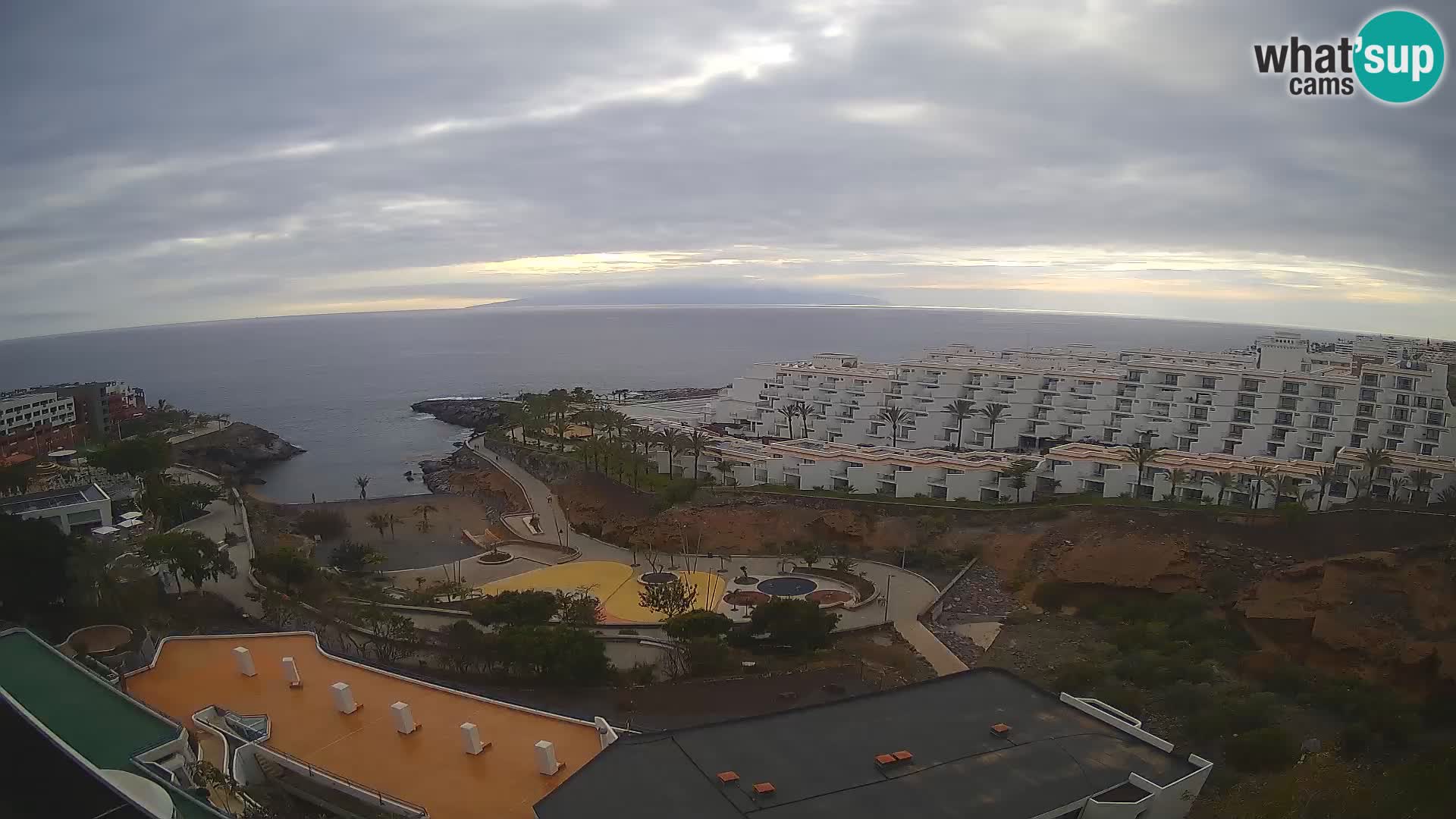 Webcam en vivo Playa de Las Galgas – Playa Paraíso – Isla de La Gomera – Costa Adeje – Tenerife