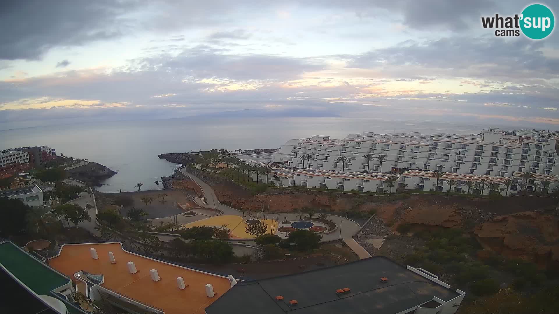 Webcam en vivo Playa de Las Galgas – Playa Paraíso – Isla de La Gomera – Costa Adeje – Tenerife
