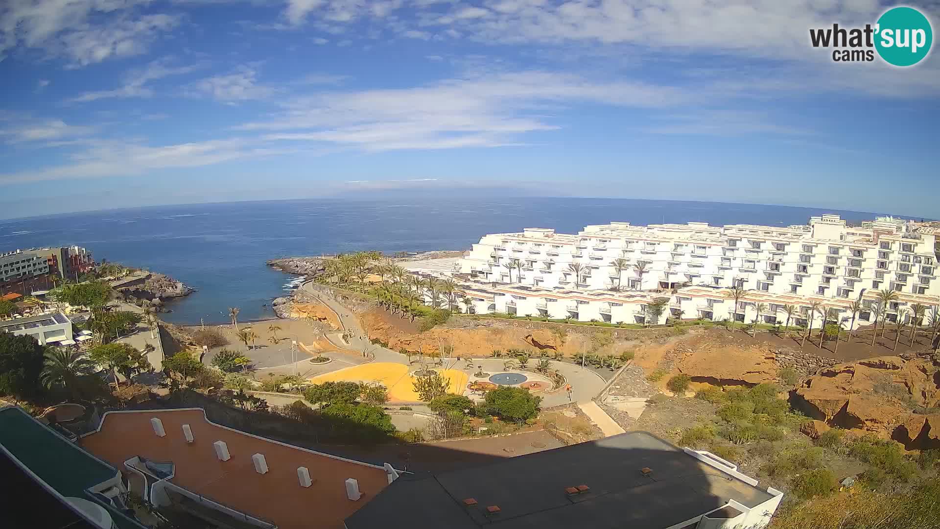 Webcam en vivo Playa de Las Galgas – Playa Paraíso – Isla de La Gomera – Costa Adeje – Tenerife
