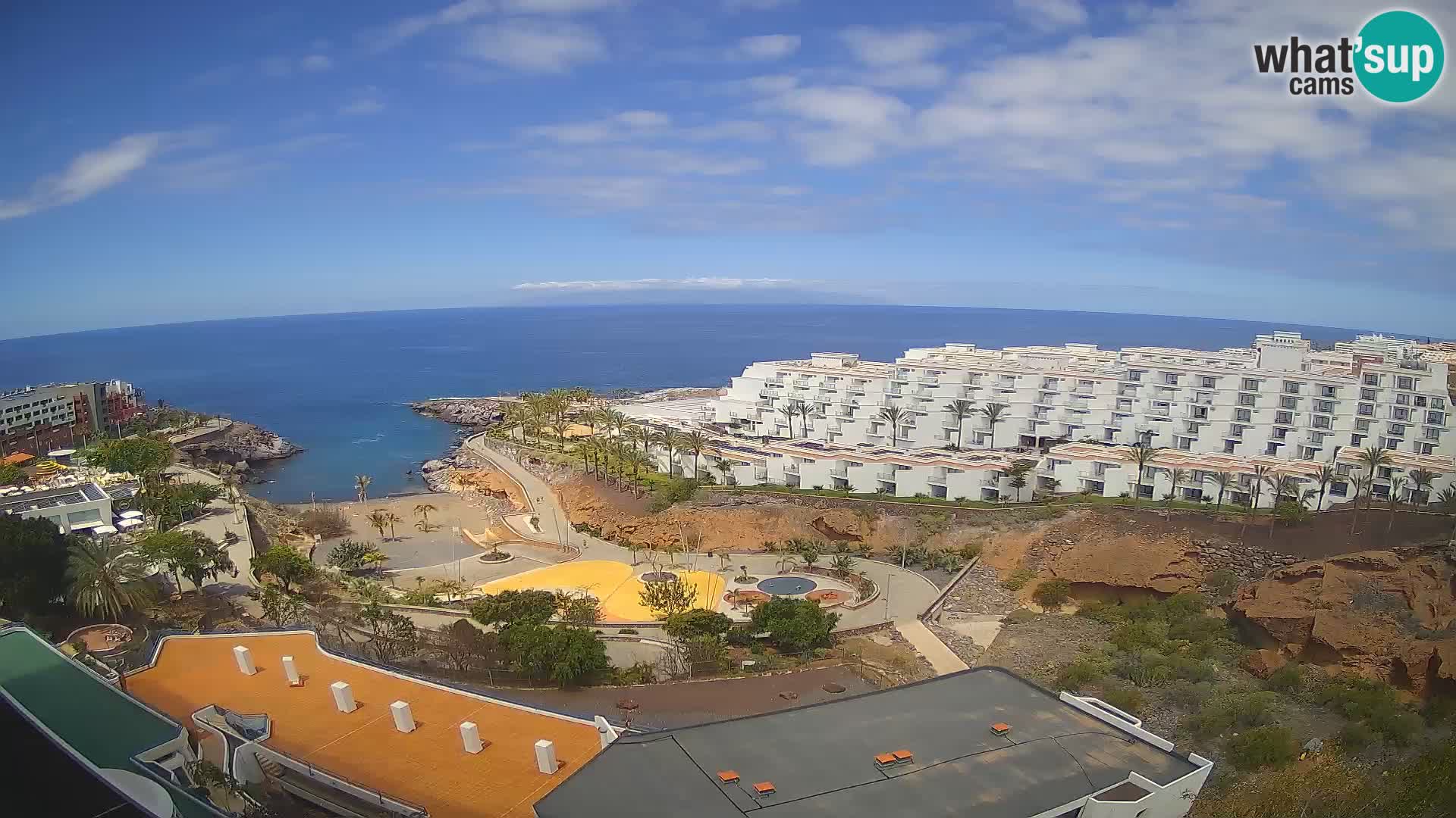 Webcam en direct Playa de Las Galgas – Playa Paraiso – île de La Gomera – Costa Adeje – Tenerife