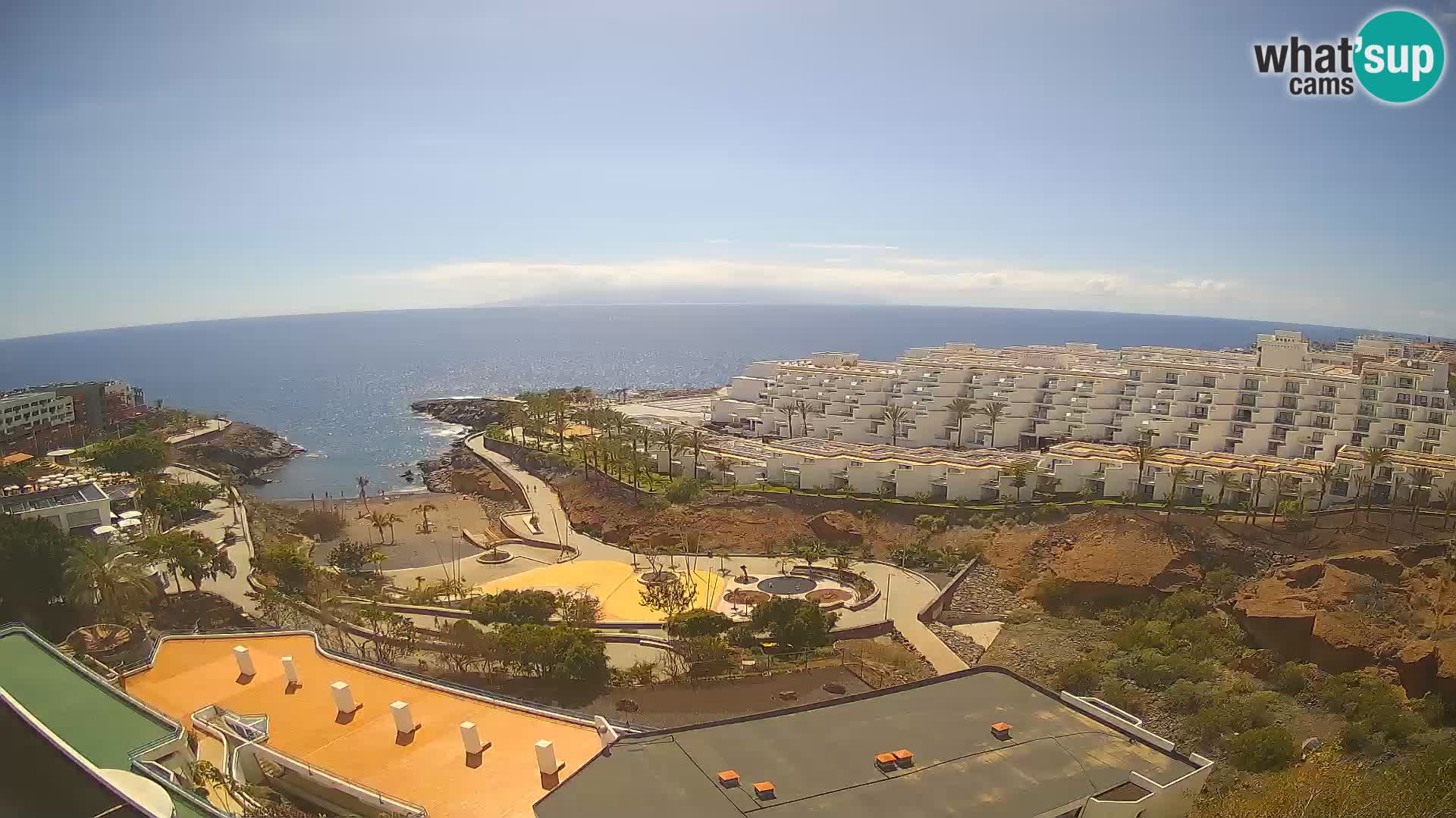 Webcam live spiaggia Las Galgas – Playa Paraiso – Isola La Gomera – Costa Adeje – Tenerife