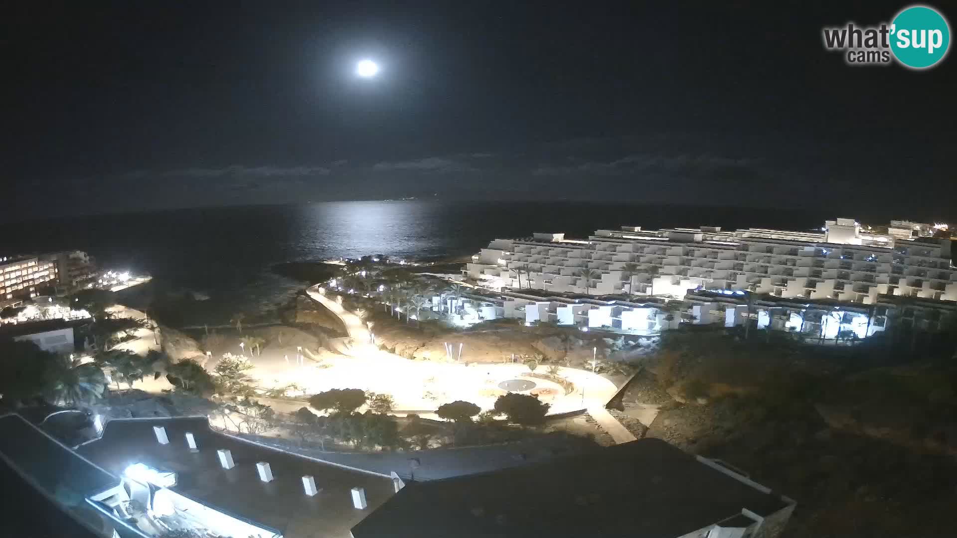 Live webcam Playa de Las Galgas – Playa Paraiso – La Gomera island – Adeje – Tenerife