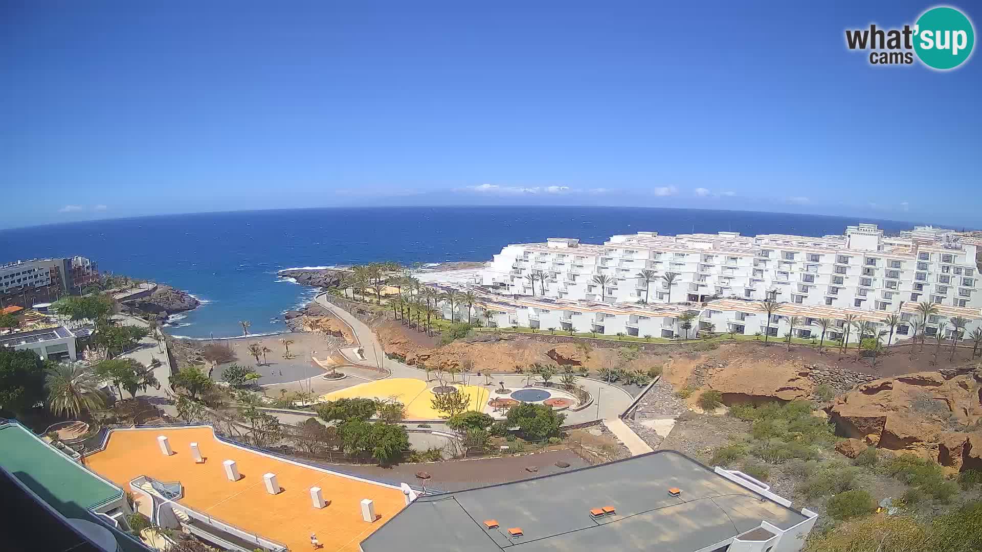 Webcam en direct Playa de Las Galgas – Playa Paraiso – île de La Gomera – Costa Adeje – Tenerife