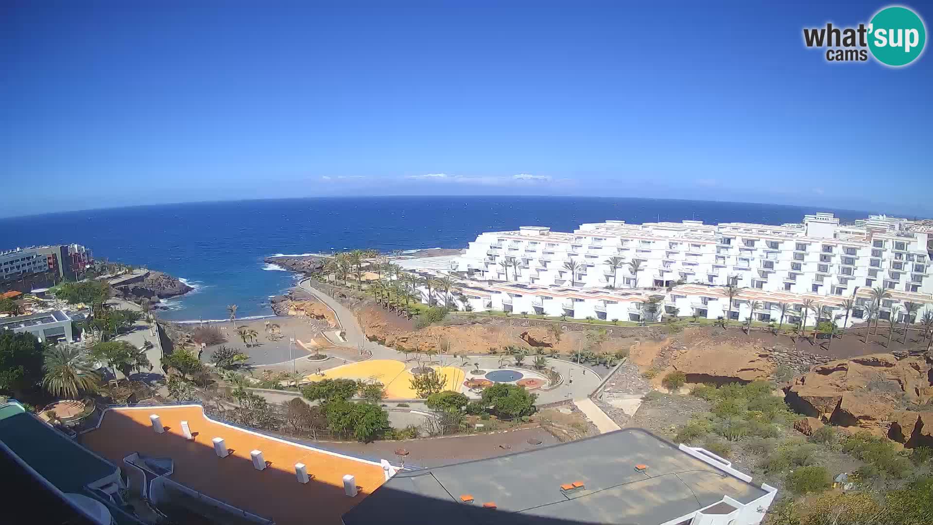 Webcam live spiaggia Las Galgas – Playa Paraiso – Isola La Gomera – Costa Adeje – Tenerife