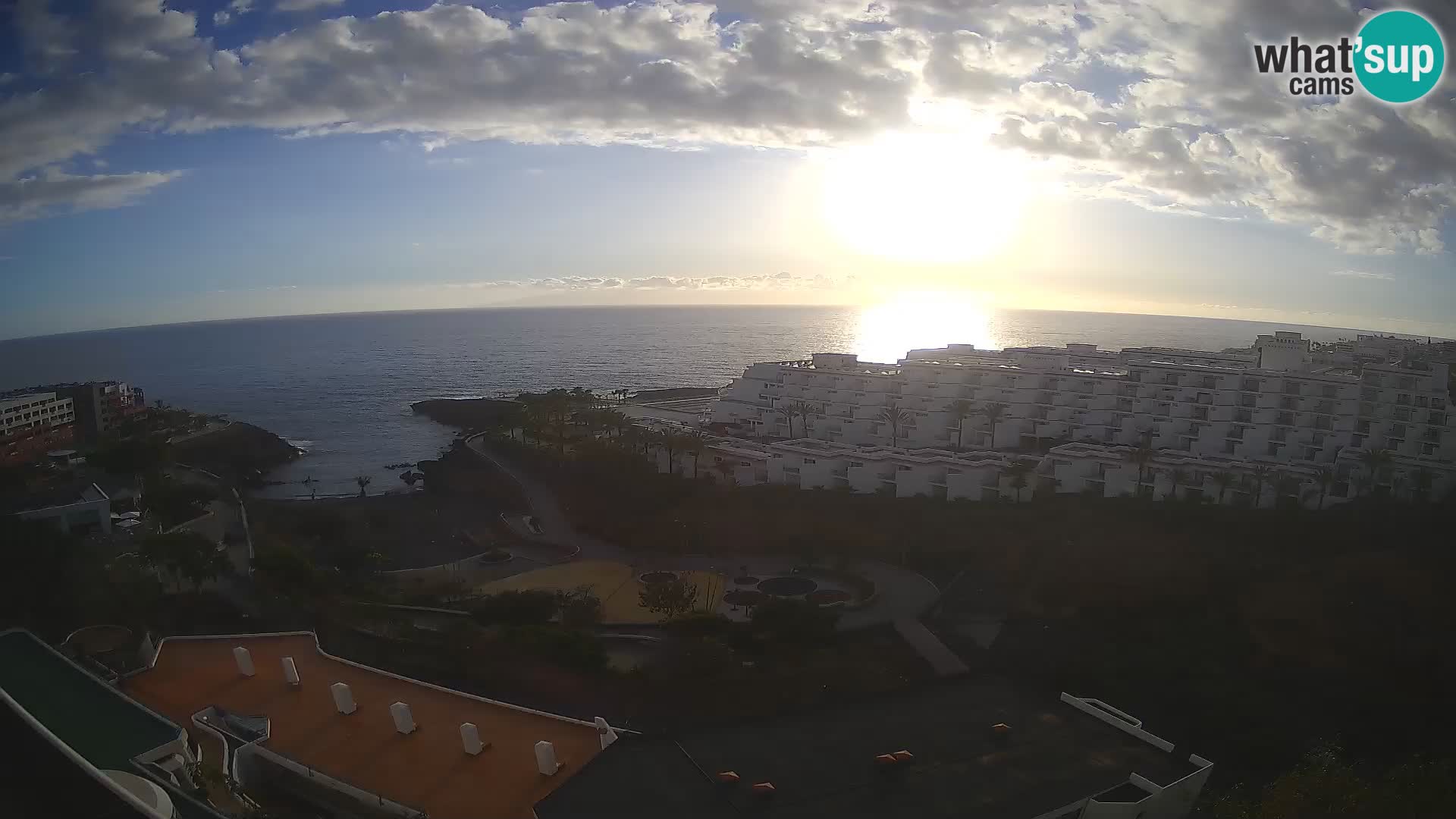 Live webcam Playa de Las Galgas – Playa Paraiso – La Gomera island – Adeje – Tenerife
