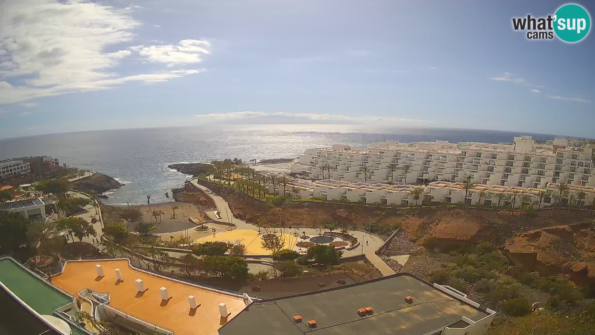 Webcam en vivo Playa de Las Galgas – Playa Paraíso – Isla de La Gomera – Costa Adeje – Tenerife