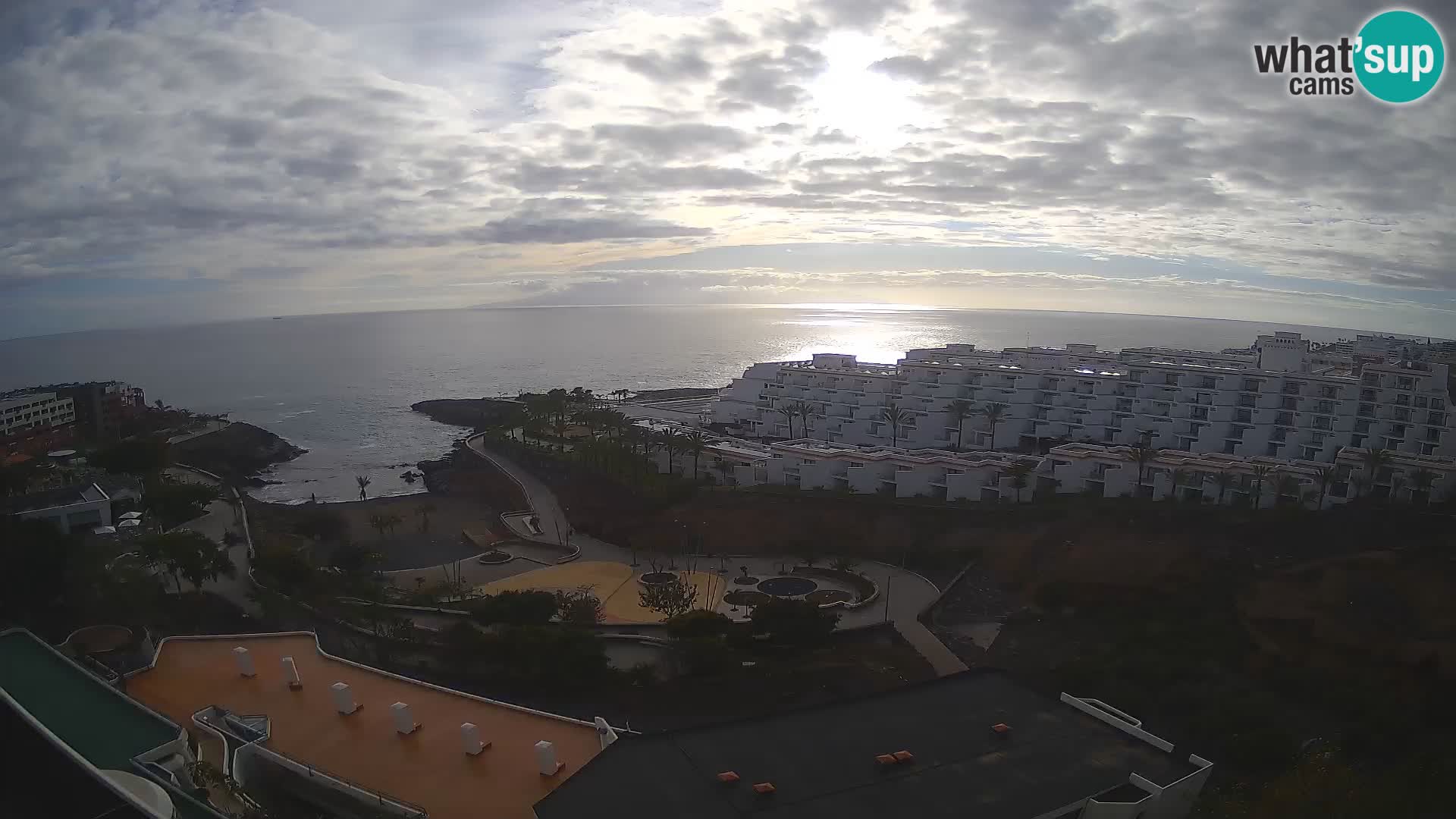Spletna kamera v živo Las Galgas plaža – Playa Paraiso – otok La Gomera – Costa Adeje – Tenerife