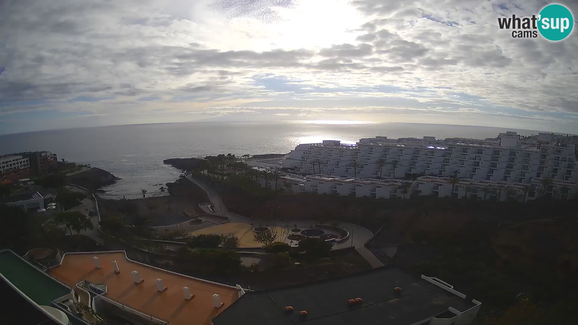Spletna kamera v živo Las Galgas plaža – Playa Paraiso – otok La Gomera – Costa Adeje – Tenerife