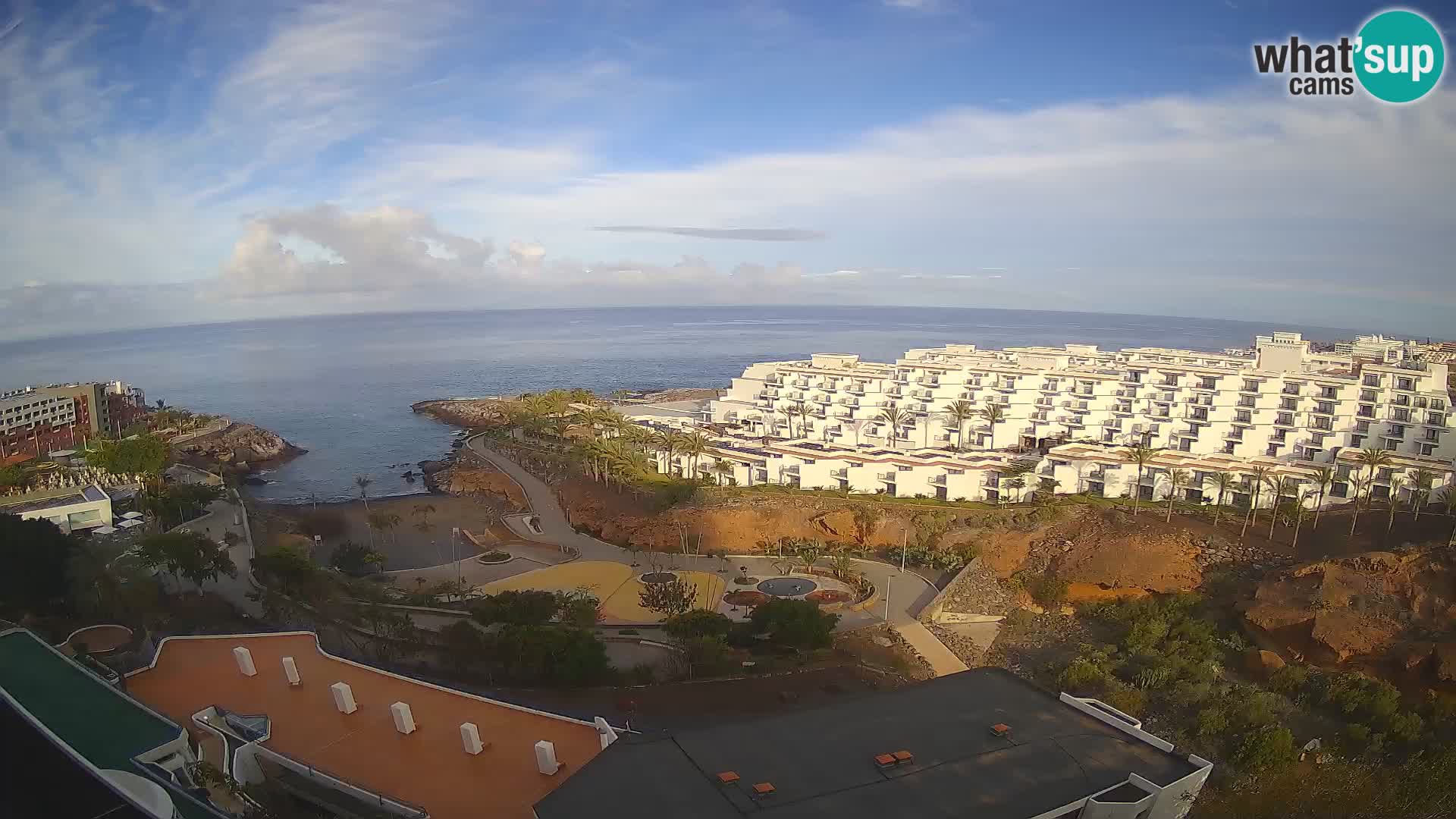 Spletna kamera v živo Las Galgas plaža – Playa Paraiso – otok La Gomera – Costa Adeje – Tenerife