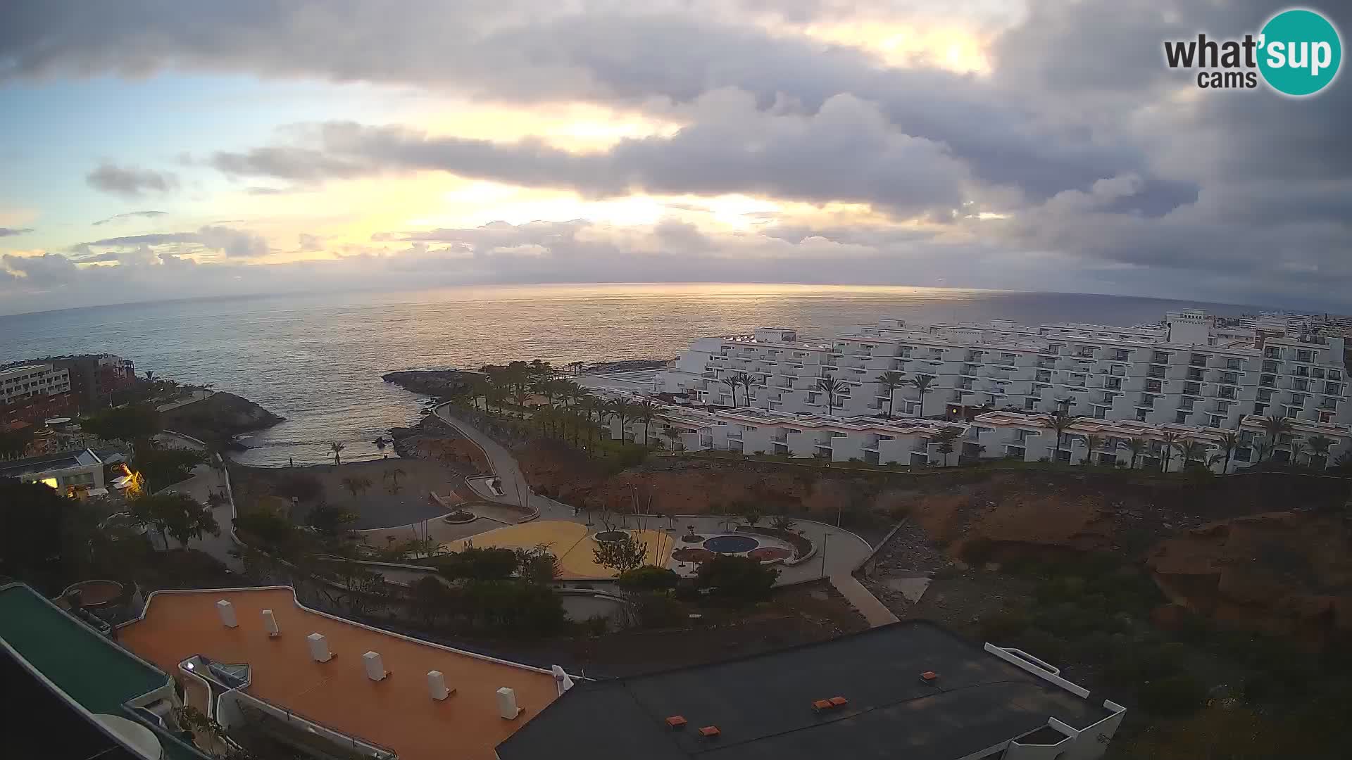 Spletna kamera v živo Las Galgas plaža – Playa Paraiso – otok La Gomera – Costa Adeje – Tenerife