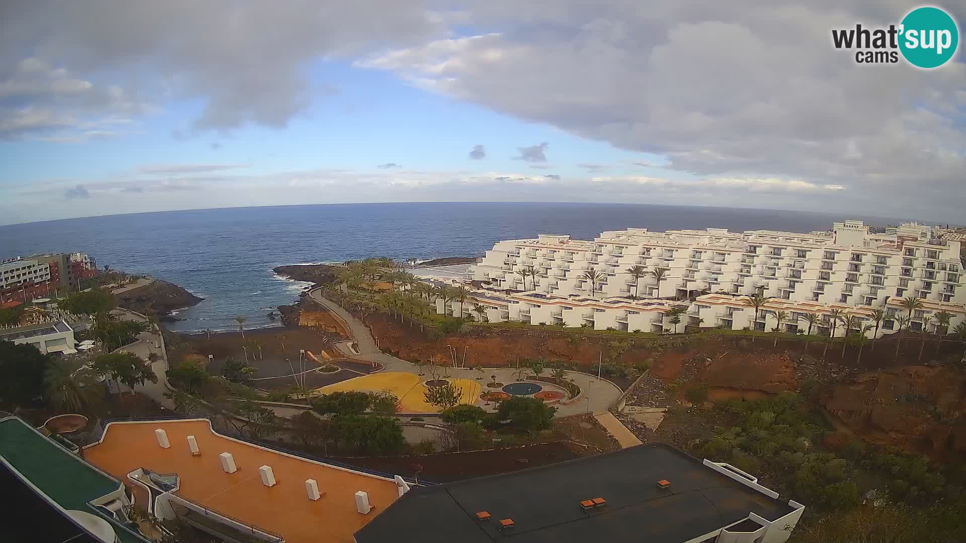 Live webcam Playa de Las Galgas – Playa Paraiso – La Gomera island – Adeje – Tenerife