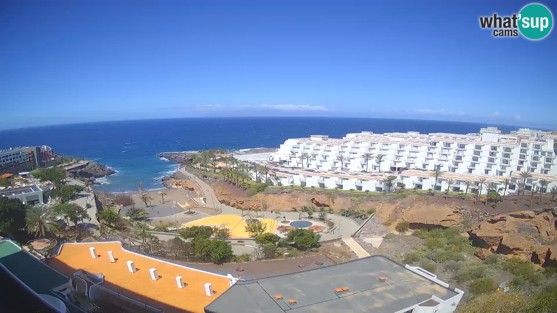 Webcam live spiaggia Las Galgas – Playa Paraiso – Isola La Gomera – Costa Adeje – Tenerife