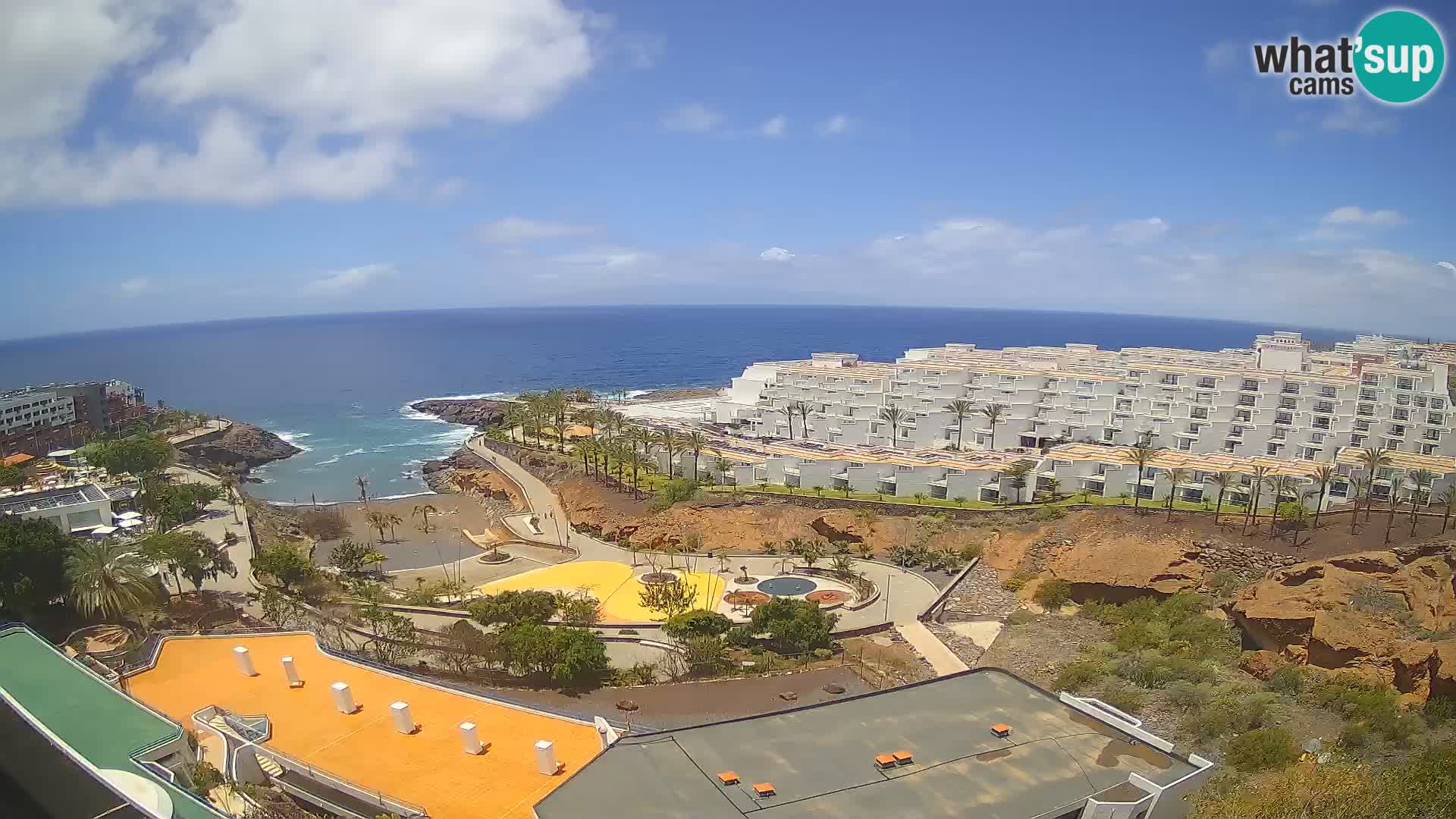 Webcam en vivo Playa de Las Galgas – Playa Paraíso – Isla de La Gomera – Costa Adeje – Tenerife