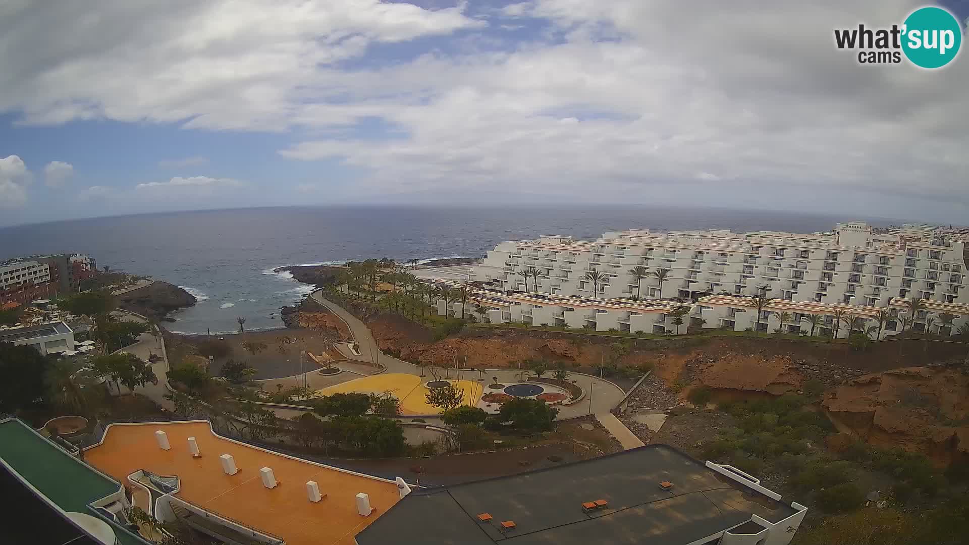 Spletna kamera v živo Las Galgas plaža – Playa Paraiso – otok La Gomera – Costa Adeje – Tenerife