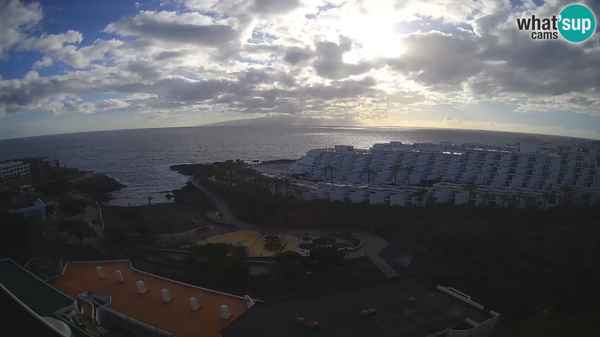 Webcam en vivo Playa de Las Galgas – Playa Paraíso – Isla de La Gomera – Costa Adeje – Tenerife