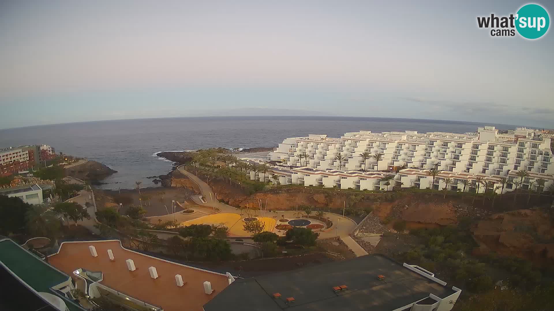 Spletna kamera v živo Las Galgas plaža – Playa Paraiso – otok La Gomera – Costa Adeje – Tenerife